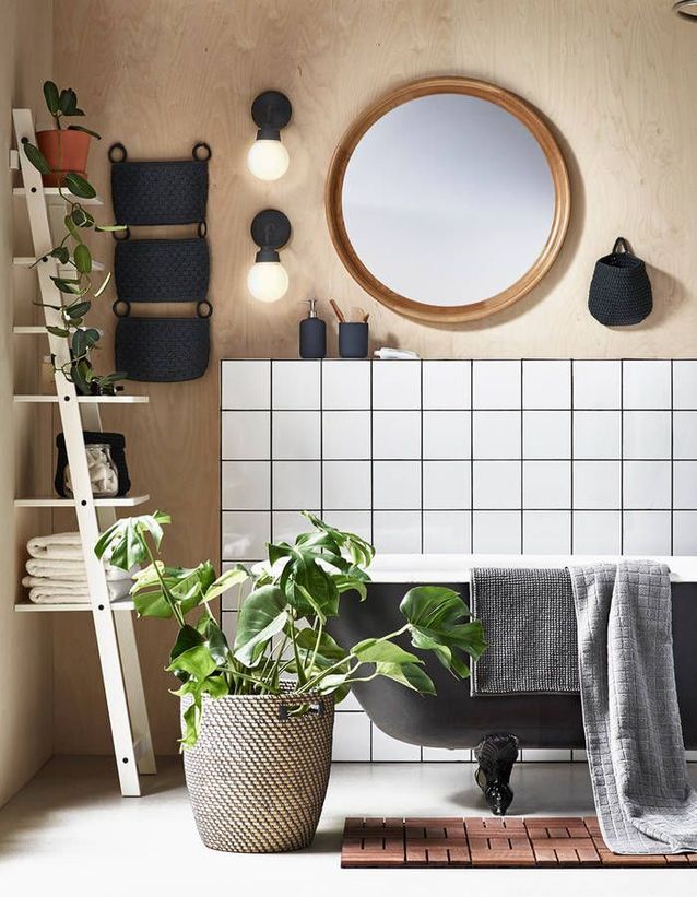 Nos idées de plantes pour une salle de bain végétale - Elle Décoration