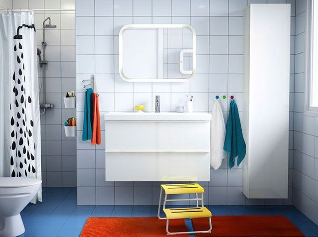 Une salle de bains comme chez Ikea - Elle Décoration
