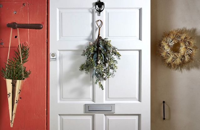 Les plus jolies décos de portes de Noël - Elle Décoration