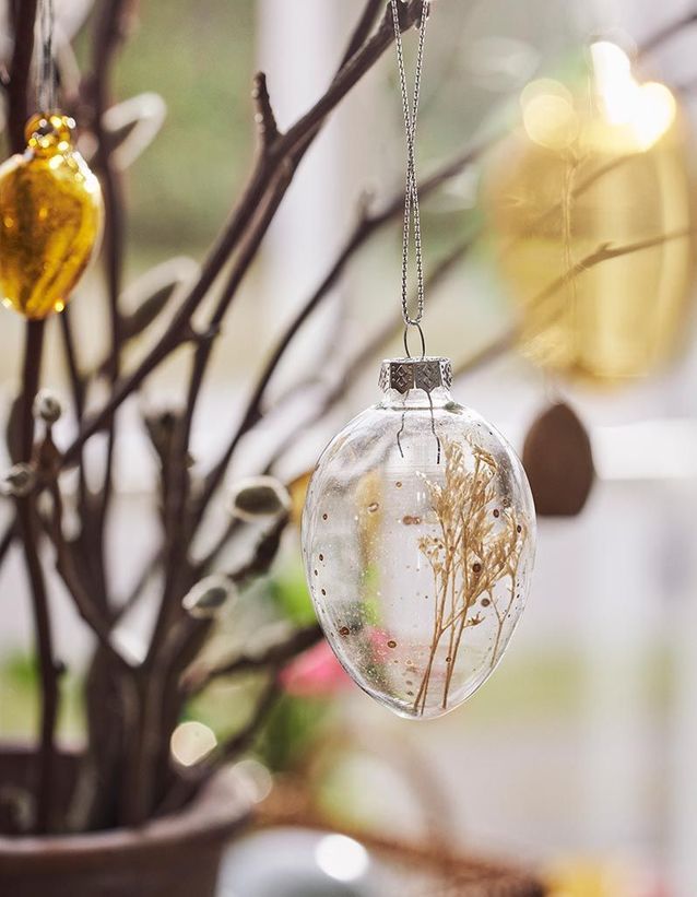 24 Pièces Oeufs De Pâques à Suspendre - Décoration Pâques Colorés Pour Arbre Et Intérieur