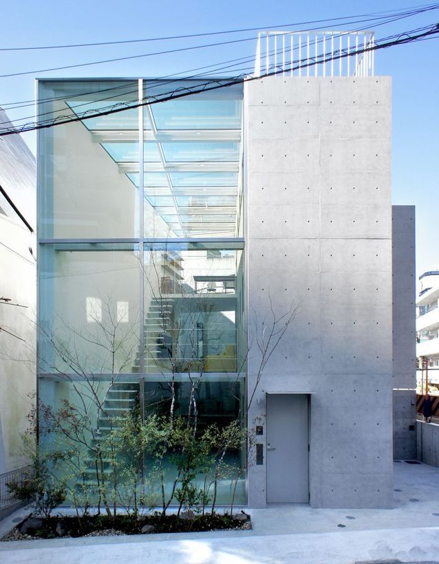 Une maison en verre a l aspect futuriste - Inspiración decorativa: 15 impresionantes casas de arquitectos de vidrio