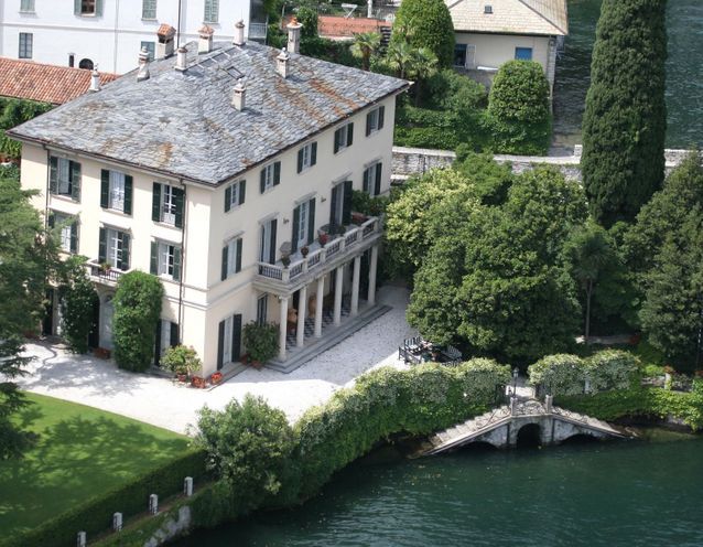 La villa de George Clooney (Lac de Côme, Italie)