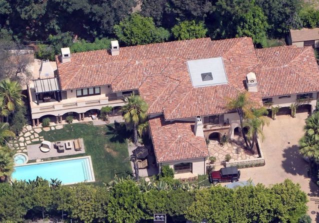 La villa (où a grandi) Miley Cyrus (Los Angeles, USA)