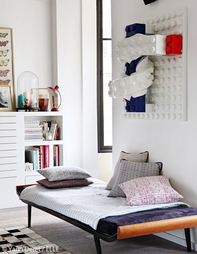Photos D Un Appartement Parisien Modernise Entre Vintage Et Design Elle Decoration