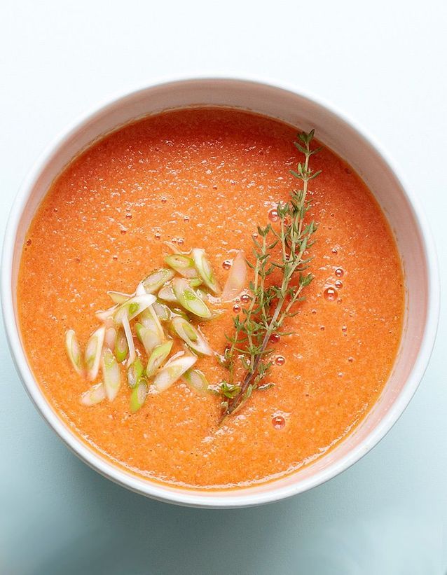 Recette minceur rapide : gaspacho pastèque-gingembre