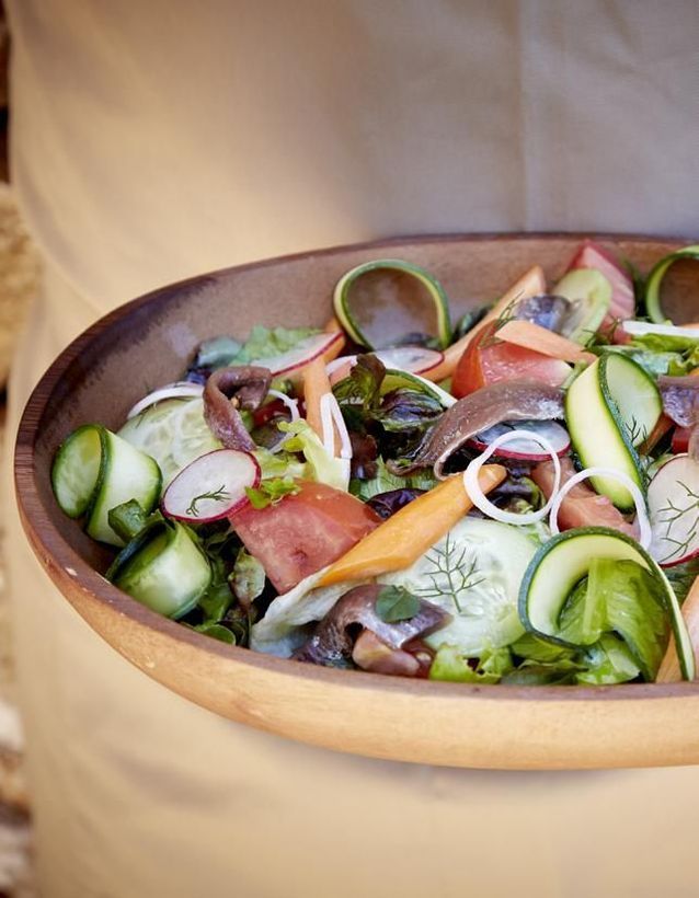 Recette minceur rapide : salade du jardin