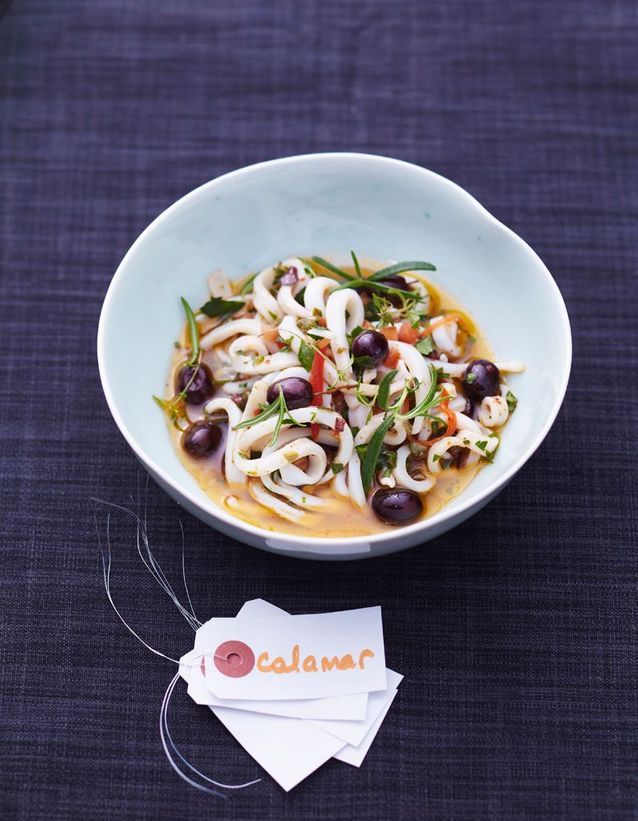 Recette minceur rapide : tagliatelles de calamars