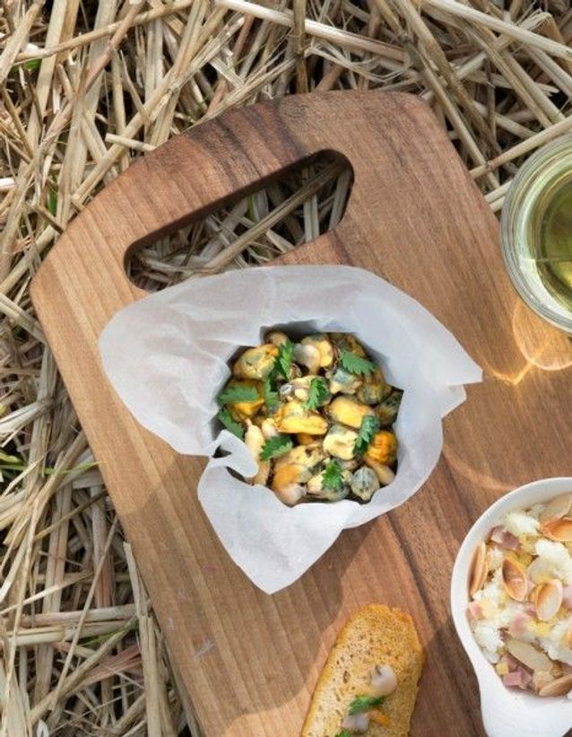 Recette minceur soir : coquillages en vinaigrette aux herbes