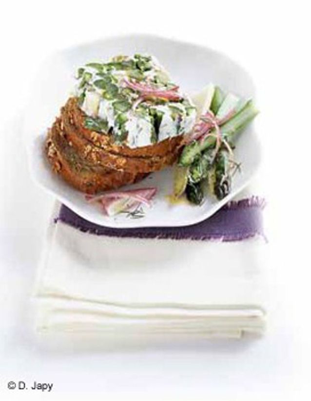 Terrine d’asperges au chèvre 20 recettes autour de l'asperge Elle à
