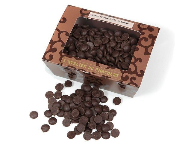 Coffret Chocolat noir Grande origine, L'Atelier du Chocolat de Bayonne - 40  nouveautés chocolat à croquer - Elle à Table