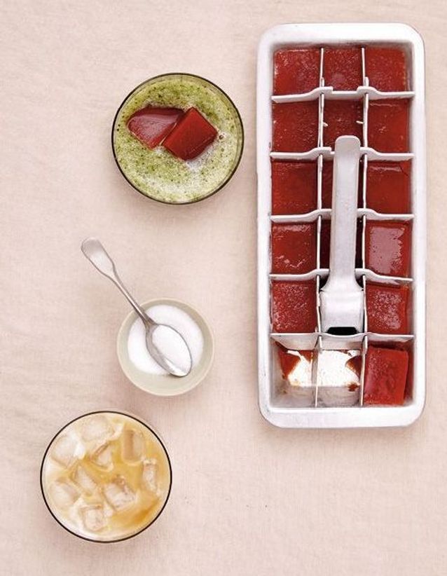 Glaçons de Bloody Mary, jus de concombre