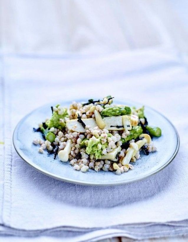 Salade de quinoa et asperges vertes