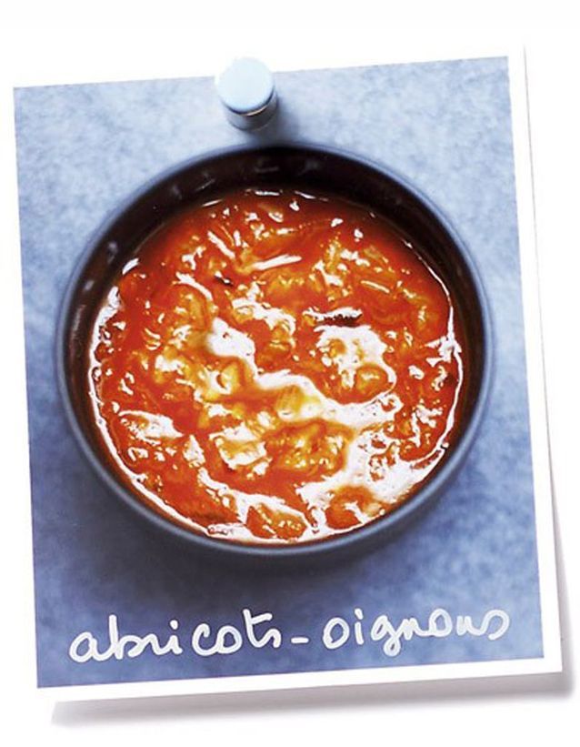 Sauce abricots-oignons