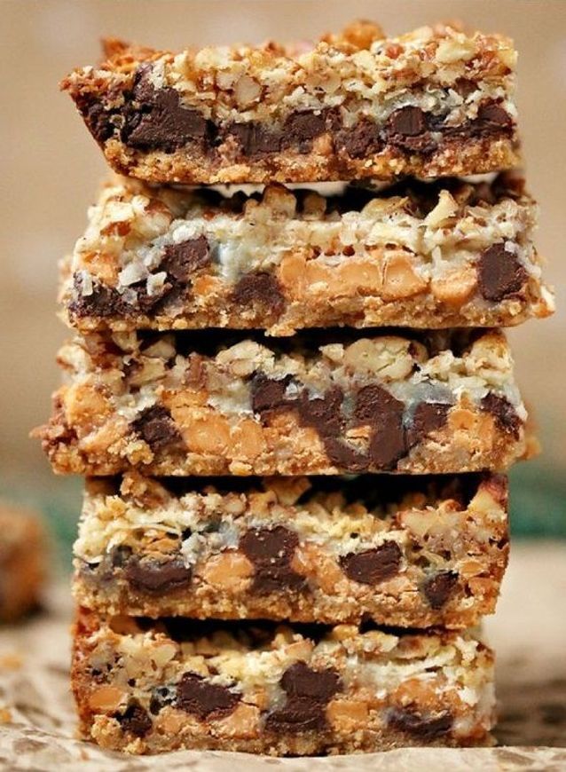 Magic cookie bars 7 couches