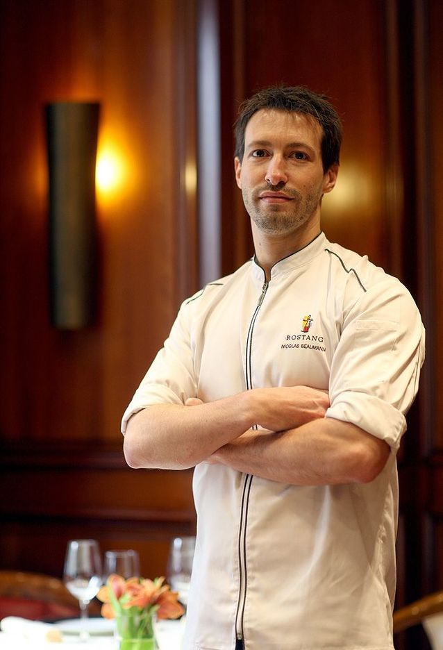 Nicolas Beaumann, chef des cuisines chez Michel Rostang   