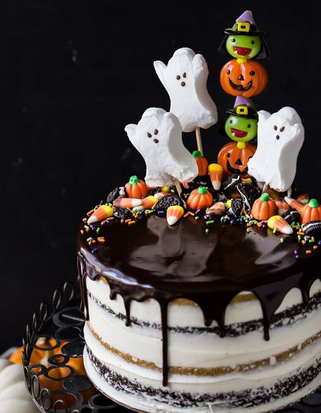 Gâteau anniversaire Halloween