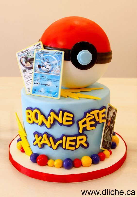 Gâteau Pokémon pokéball - Quand les gâteaux Pokémon envahissent nos  assiettes - Elle à Table
