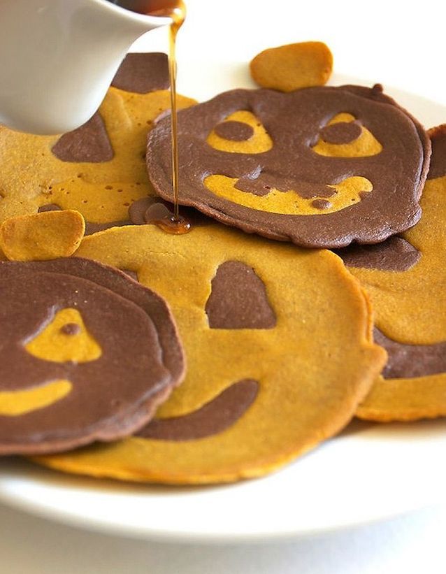 Halloween pancakes