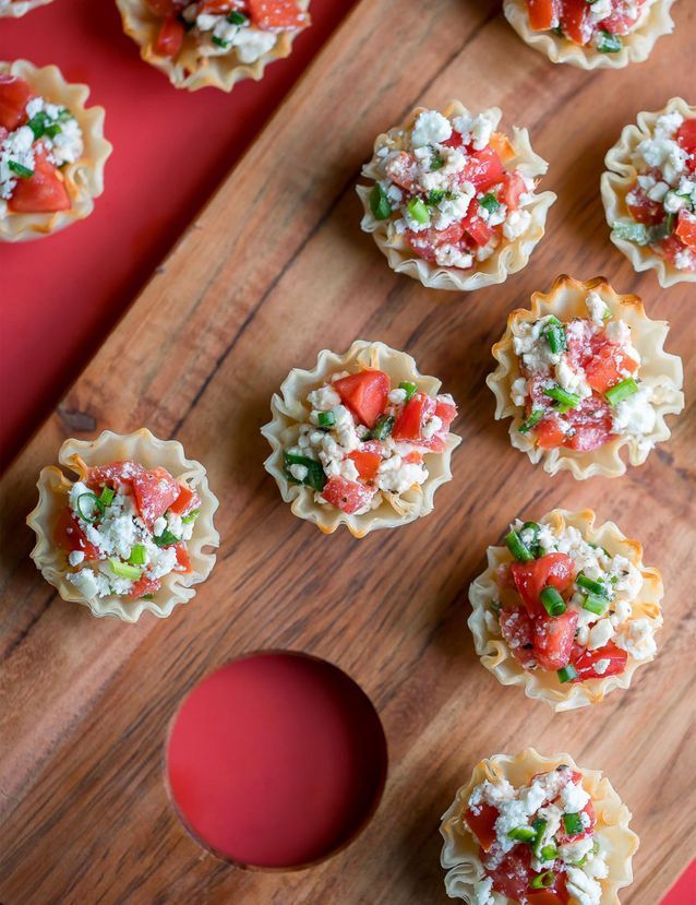 Bouchées de salade grecque