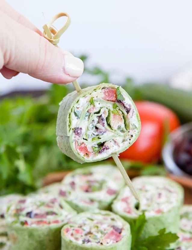 Rouleaux de salade grecque