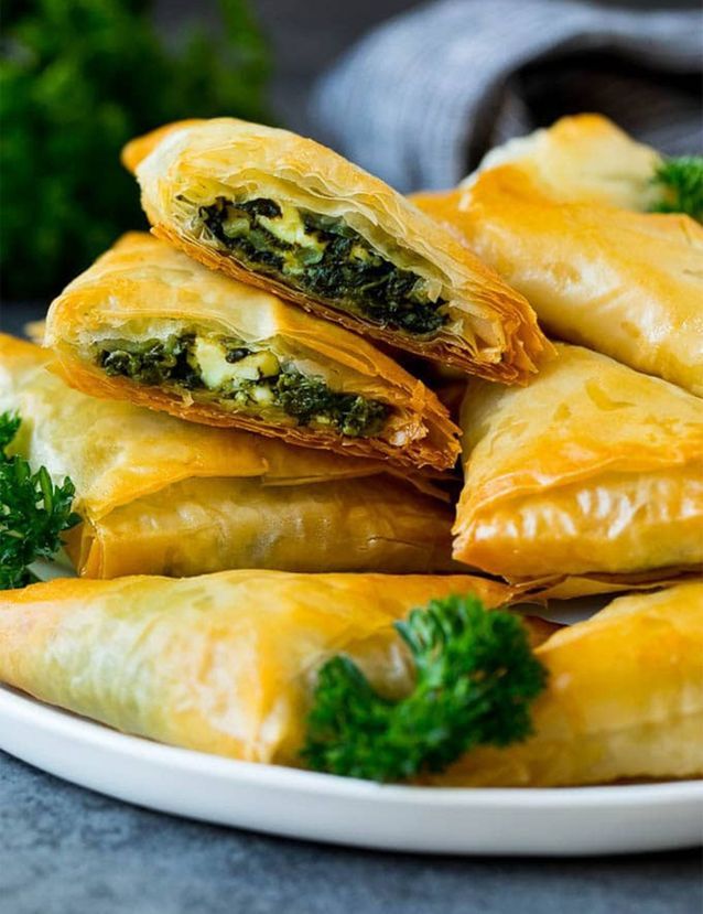 Spanakopita feta épinards