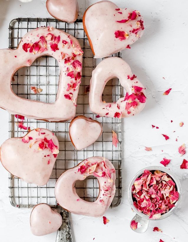 Donuts en forme de cœur 
