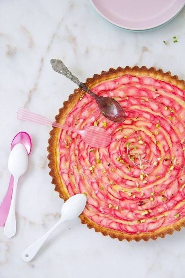 Tarte Fleur Rhubarbe Les Tartes Tourbillons Nous Font Tourner La
