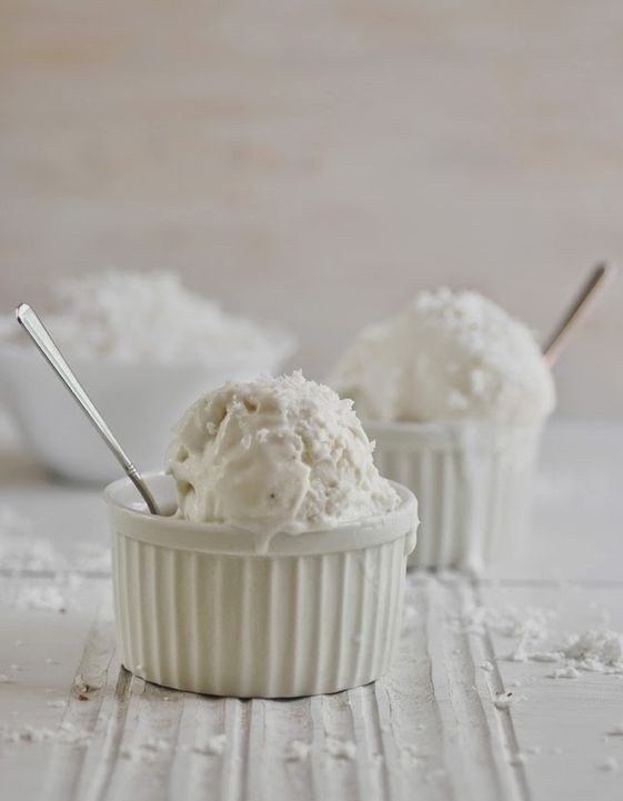 Crème glacée au yaourt et noix de coco - Malo
