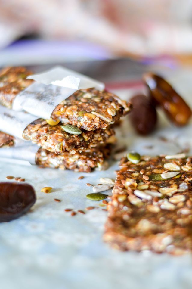 Barres énergétiques végétalienes et sans gluten