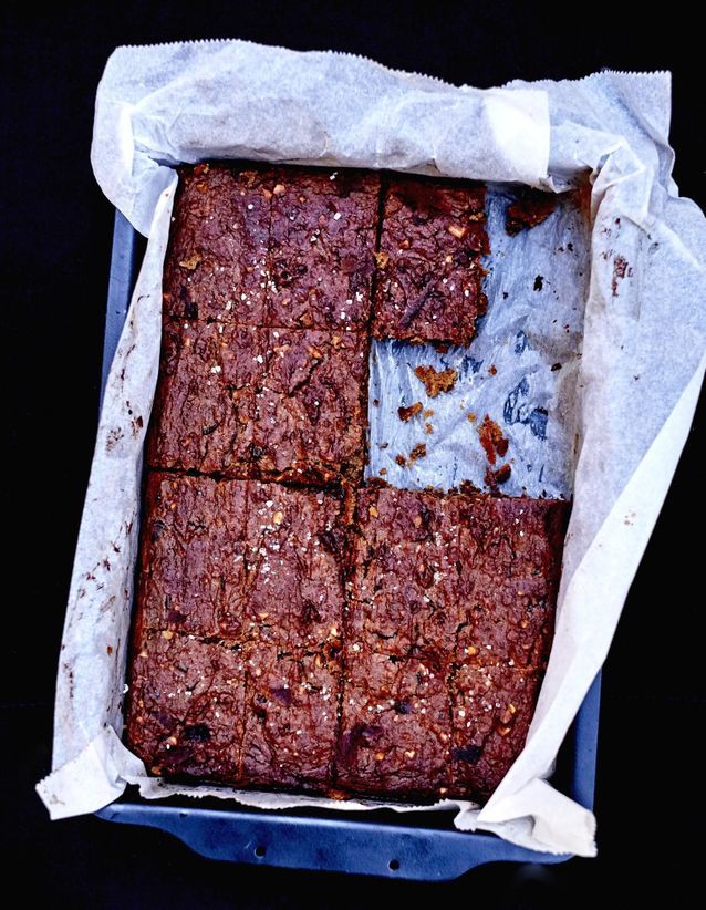 Brownies sans gluten beurre de cacahuète et chocolat