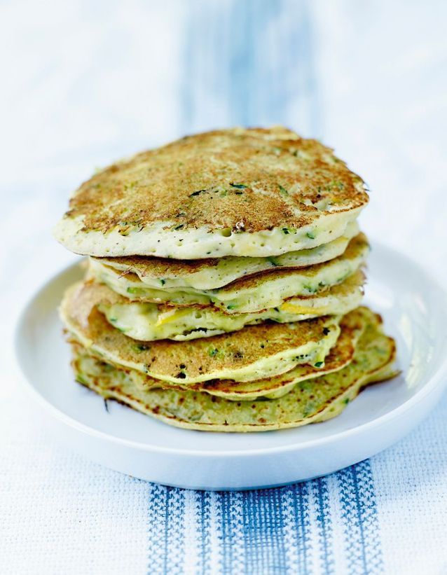 Pancakes de courgettes et ricotta