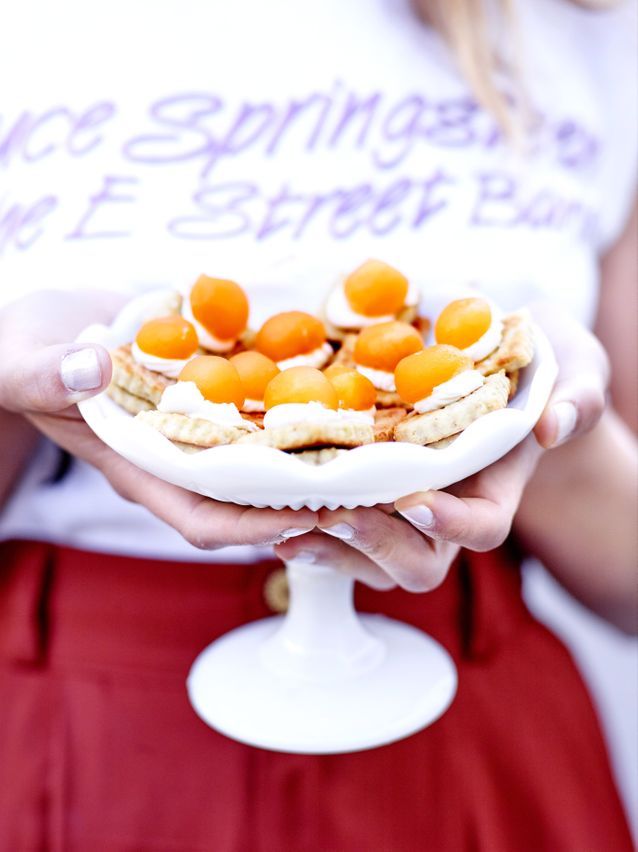 Petits-beurre sans gluten, mascarpone et melon