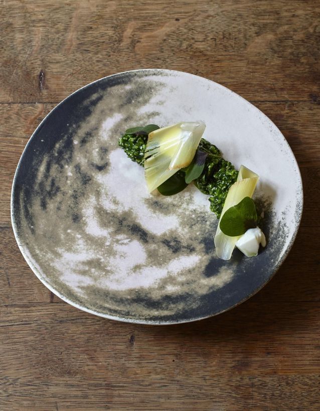 Risotto z kalafiora i szpinaku