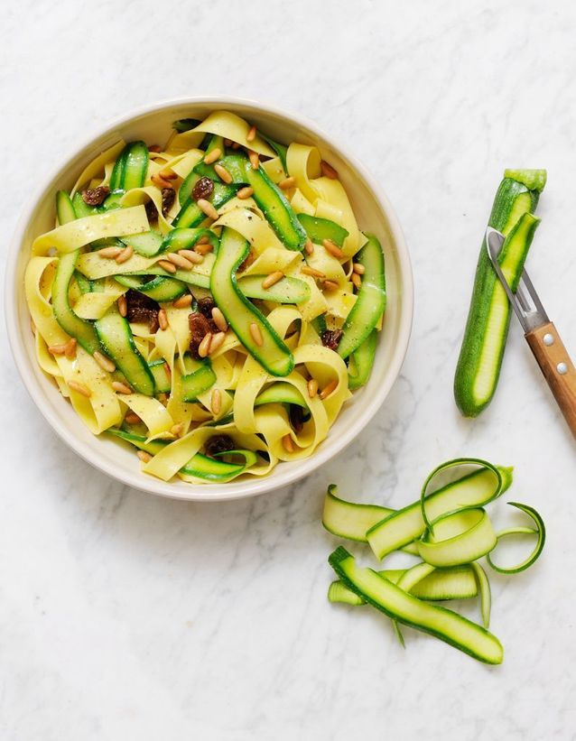 Tagliatelles aux tagliatelles de courgette
