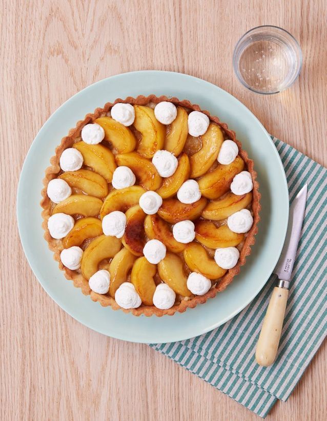Tarte pommes-vanille