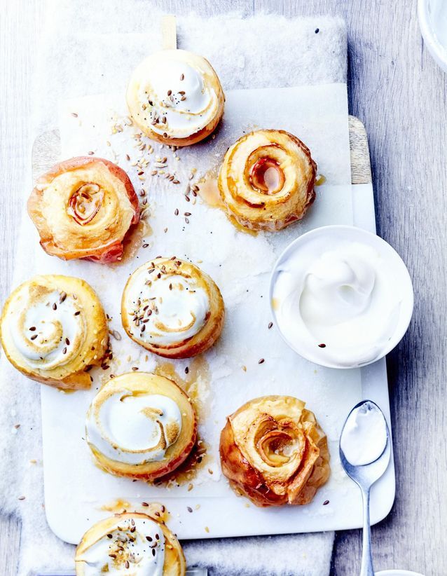 Pommes au four meringuées