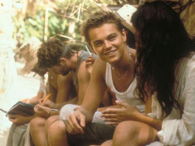 2000 La Plage Leonardo Di Caprio Du Beau Gosse Au Bad Boy