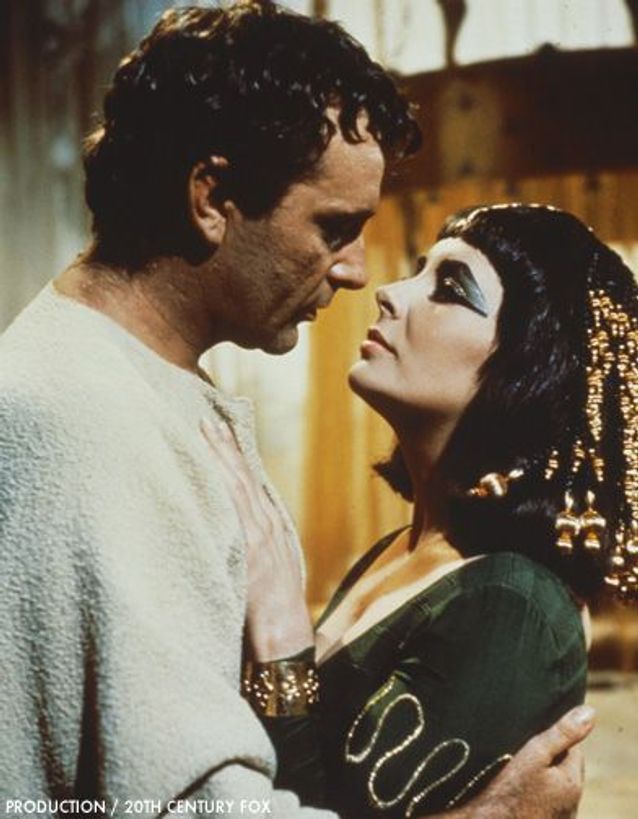 Elizabeth Taylor et Richard Burton dans « Cléopatre »