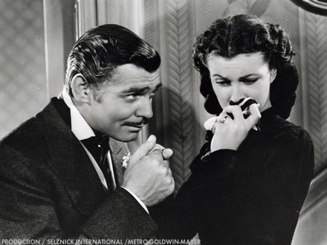 Vivien Leigh et Clark Gable dans « Autant en emporte le vent »