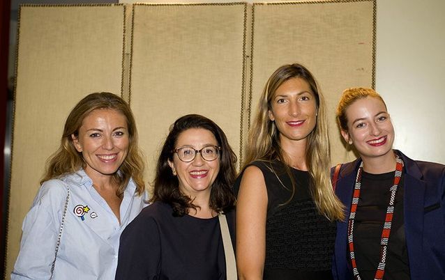 Nathalie Felix Prédine (Lagardère Publicité), Elisabeth Martorell (ELLE), Magali Gnocchi (Sisley) et Margaux Bonnet (Sisley)