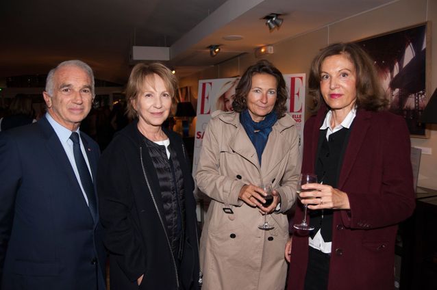 Alain Terzian, Nathalie Baye, Elisabeth Tanner (Time Art) et Anne Fontaine