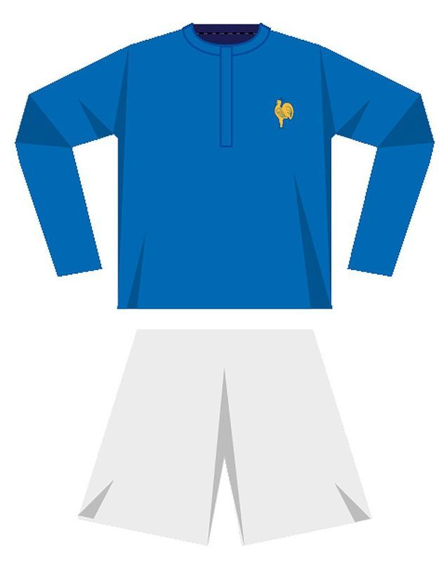 Le maillot de l'équipe de France de football en 1938 - Coupe du