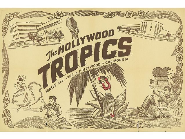 Set de table The Tropics des années 40