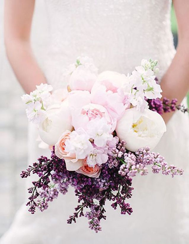 Bouquet de mariée pivoine - 20 beaux bouquets de mariée pour égayer votre  robe - Elle