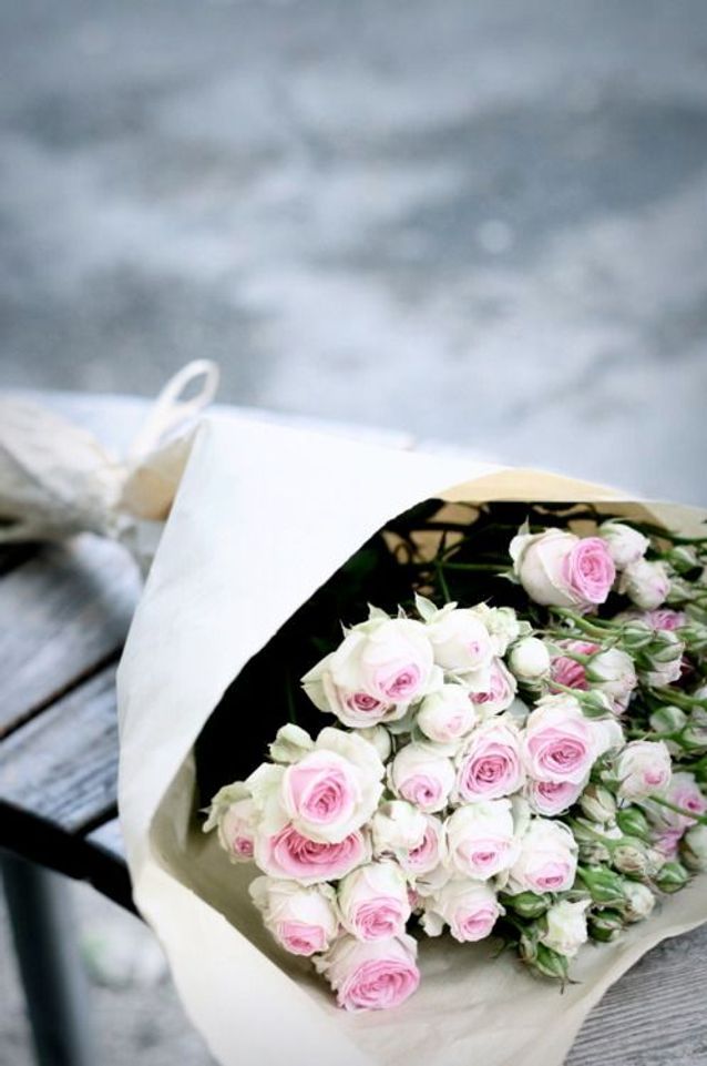 Bouquet de roses anciennes - Les plus beaux bouquets de roses romantiques -  Elle