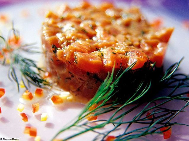 Minceur recettes legeres regime paleolithique tartare saumon