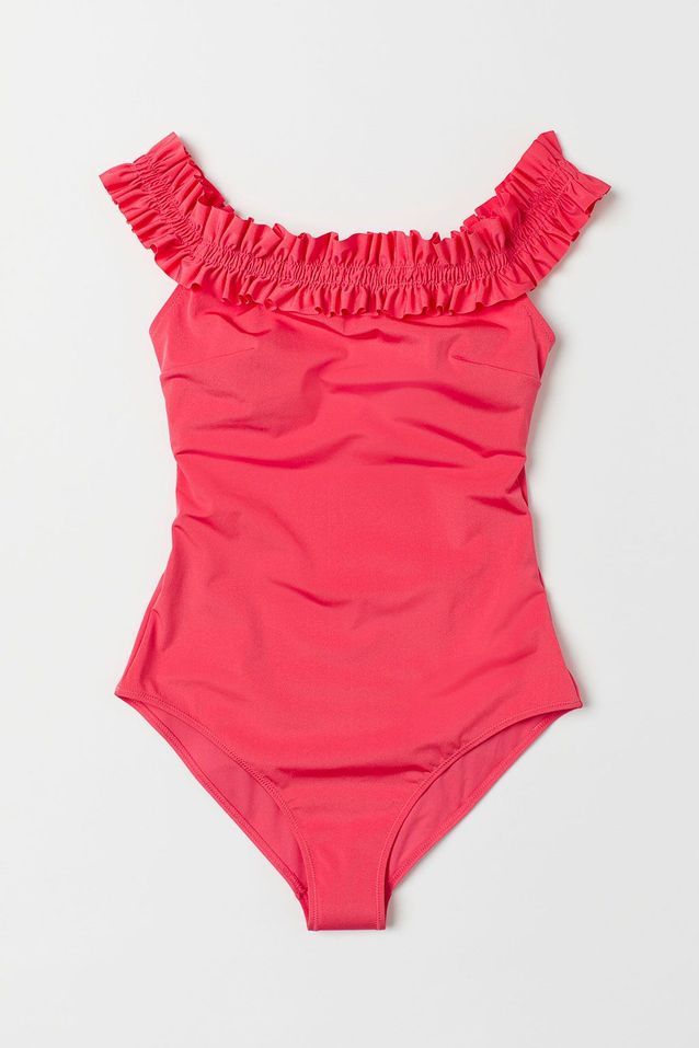 Robe/maillot de bain à volants