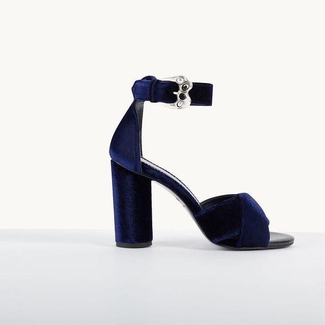 chaussures velours femme