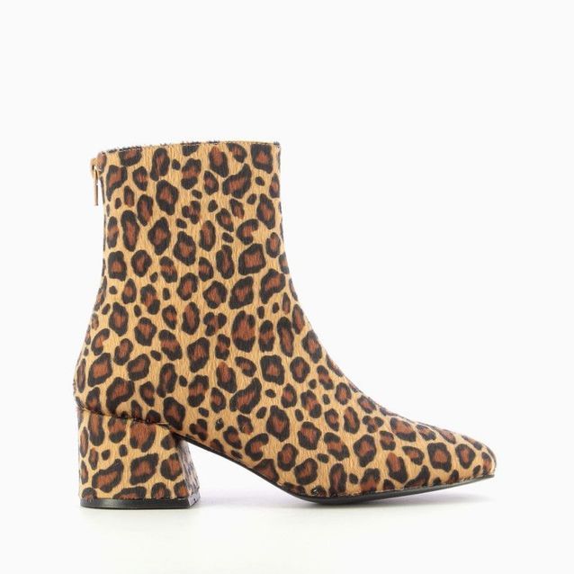 vanessa wu bottines leopard