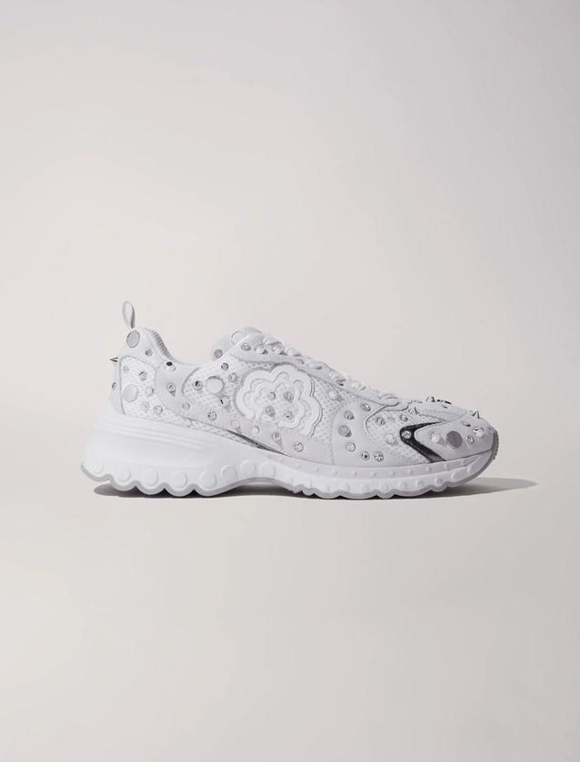 Maje basket blanche sales